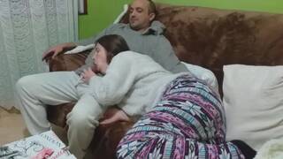 Blowjob and Fucked while Watching Netflix