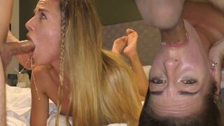 Her first THROATPIE - Spring Break College Girl Likes it Rough