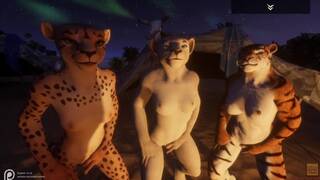 Wild Life / Furry Girls taking Turns to get some Cum