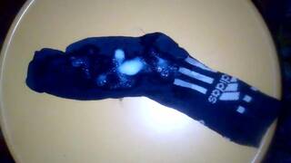 I Cum on Stepsister's Adidas Socks