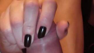 Step Sister Playing with her Fingers with Cock