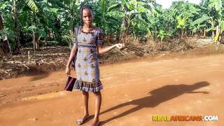 Petite College Student Picked up Outdoors for BBC Pounding 101