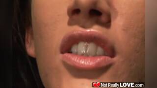 Cum slut Taylor Rain sucks cock at gloryhole