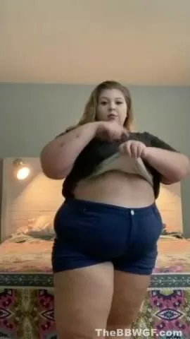 Big Tits Anal Chubby - Hot Fat BBW Teen ex GF showing her tits and big ass - Shooshtime