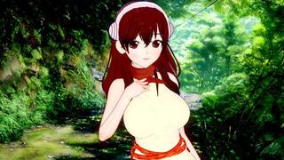 Dr. Stone: CUTE BABE YUZURIHA TAKES COCK (3D Hentai)