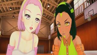 (3D Hentai)(Futa)(JoJo's Bizarre Adventure) Sex with Reimi and Ermes