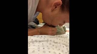 Nurse gets caught sucking dick in rehabilitation hospital bed on day off