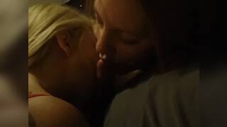 double blowjob from girlfriend and her friend all