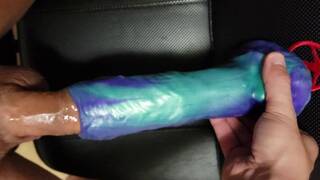 Alien Tenticle Flesh Light VS Big Cock - Intense Male Moaning