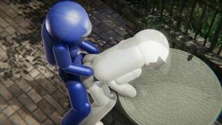 Among Us - Blue Fucks White (futa) (japanese)