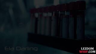 Lezdom queening her new bonded subject