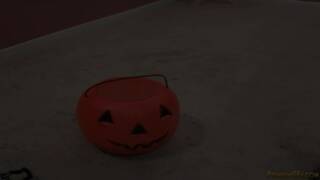 Naughty Blonde Babe Dogging Fuck hard by a guy.