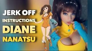 Joi Portugues - Diane Nanatsu Jerk off Instruction - CUM FOR ME BABY!!!