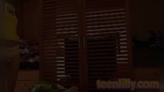 Teen Lilly with rounded tits Fucking Sluts pussy