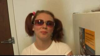 Perfect teen sucks a million dicks