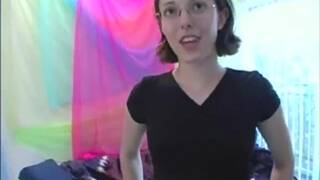 Canadian nerd girl likes buttsex