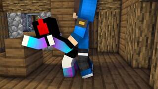 porn in minecraft school | School love | 4K 60 FPS