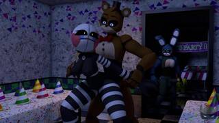 Freddy plays with the puppet (with sound)