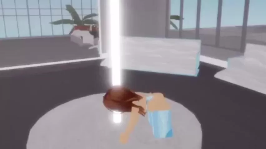 Roblox stripper gets paid to fuck a customer, she fucks him rough and custo...