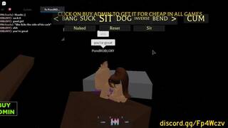 Roblox Girl fucks a Guy in a Tree )
