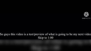 Test video of Elizabeth getting fucked by a giant dildo