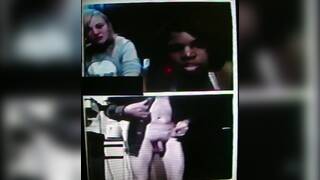 2 College girls, Black & White, watch with dirty delight (+ sound )
