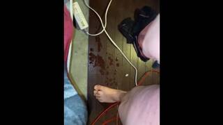 Snowbunny squirt and piss