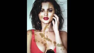 Selena Gomez takes my ropes on her face // cum tribute