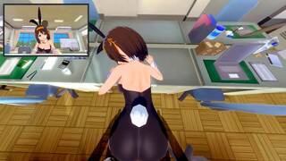 【HARUHI SUSUMIYA】【HENTAI 3D】【POV ONLY DOGGYSTYLE POSE】
