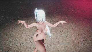 Mmd sexy white hair pussy that make you cum again