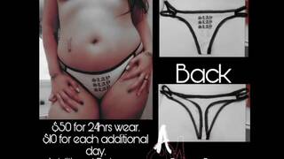 Now selling my dirty wet panties!!