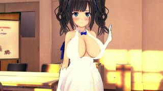 Danmachi: Hestia Works Huge Tits and Does Doggy 3D Hentai