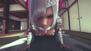 [GENSHIN IMPACT] POV Noelle ass is so tight it makes you cum (3D PORN 60 FPS)
