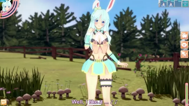 Cute 3d Girl Hentai - 3D/Anime/Hentai: Cute Bunny Girl Having Fun Outside In The Grass -  Shooshtime