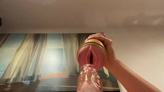 How To Last LONGER In Bed! FLESHLIGHT HANDJOB - CUM - STAMINA - 4K