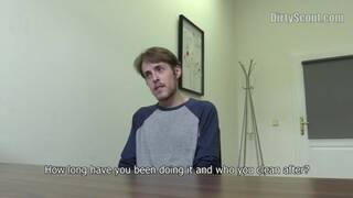 DIRTY SCOUT 154 - Wavy Haired Amateur Bends Over And Takes It In The Ass Bareback