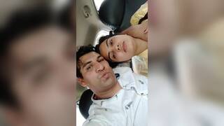 Punabi Girl in Car Guy Lifting Her Kurti