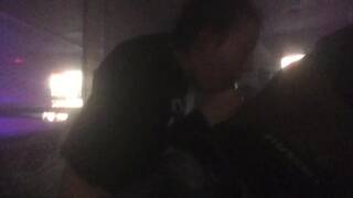 White girl sucks bbc at party