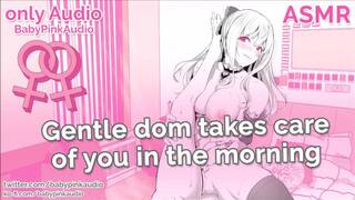 ASMR - Gentle dom takes care of you in the morning (Lesbian Audio Roleplay)