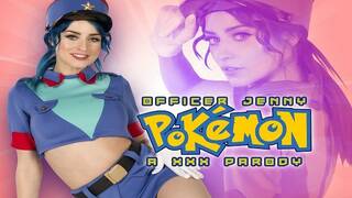 Let Busty OFFICER JENNY Empty Your Pokeballs