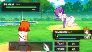 Oppaimon [Hentai Pixel game] Ep.4 Rafapfap ripped clothes in pokemon parody