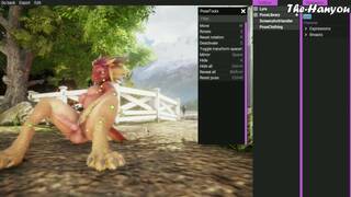 Yiffalicious 2 Alpha Build (FurryVNE) - Creation And Posing Test