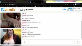Making Tattoo Hottie Cum on Omegle