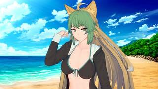 Fate Grand Order: HOT BEACH SEX WITH ATALANTA (3D Hentai)