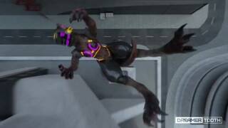 SYNTHETIC LOVE - PROTOGEN FURRY FILM [MATING PRESS] [COWGIRL] [POWER PLAY]