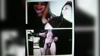 2 horny College girls have fun filming my hot show (+ sound )