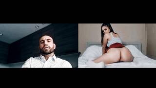 Stepdad makes stepdaughter spank herself