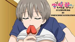Uzaki-chan wa Asobitai! - Hana Uzaki Hentai FULL Blowjob