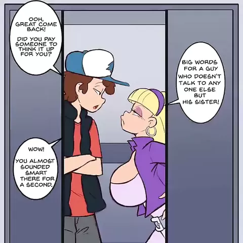 Pacifica From Gravity Falls Porn - Dipper Pines & Pacifica Northwest Fuck In An Elevator - Shooshtime