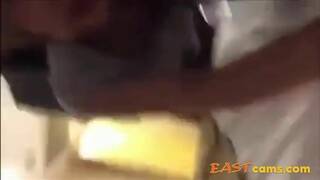 Hot korean girl records herself being fucked